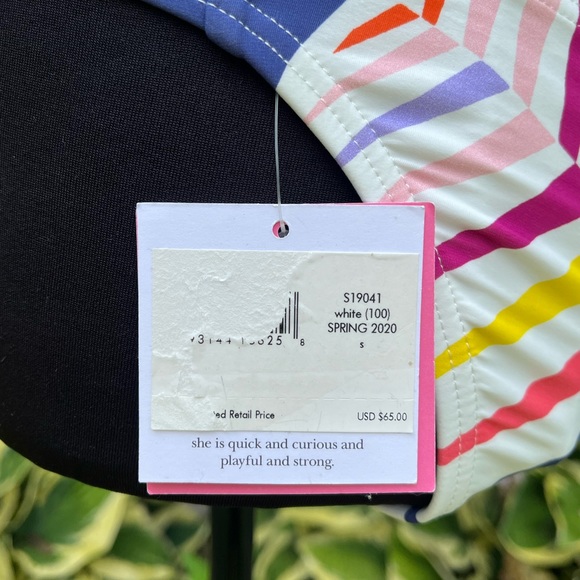 NWT Kate Spade Geobrella Multicolor Bikini Swimsuit Bathing Suit - Picture 10 of 13